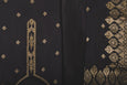 Dark Grey Bell cuffs Brocade Suit