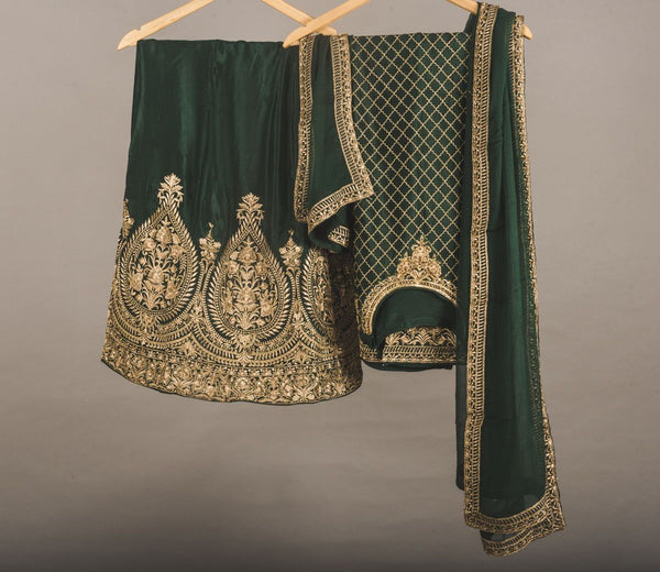 Green Chiffon Sharara