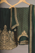 Green Chiffon Sharara