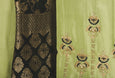 Green Suit with Brocade Dupaata