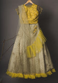 Mint & Lime Ruffles Lehenga
