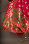 Pink Brocade Lehenga
