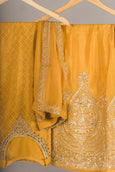 Yellow Chiffon Sharara