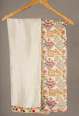 Multi Colored Embroidered Suit Material