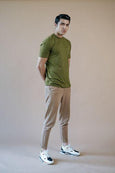 Crew Neck T-Shirt - Olive