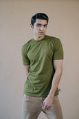 Crew Neck T-Shirt - Olive