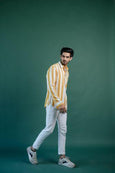 Awning Stripes Shirt - Yellow