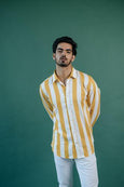 Awning Stripes Shirt - Yellow