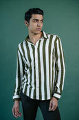 Awning Stripes Shirt - Green