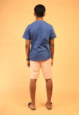 Everyday Essential T-Shirt with Pocket-Indigo